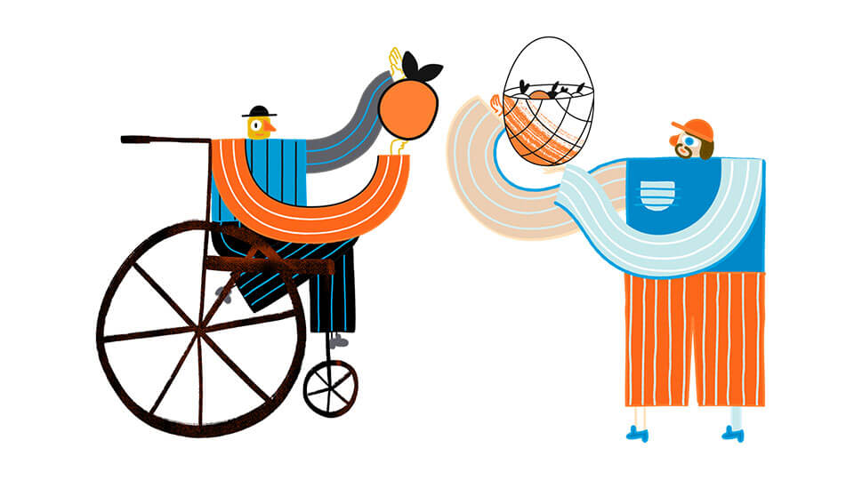 altruism-illustration Graphic illustration of altruism.